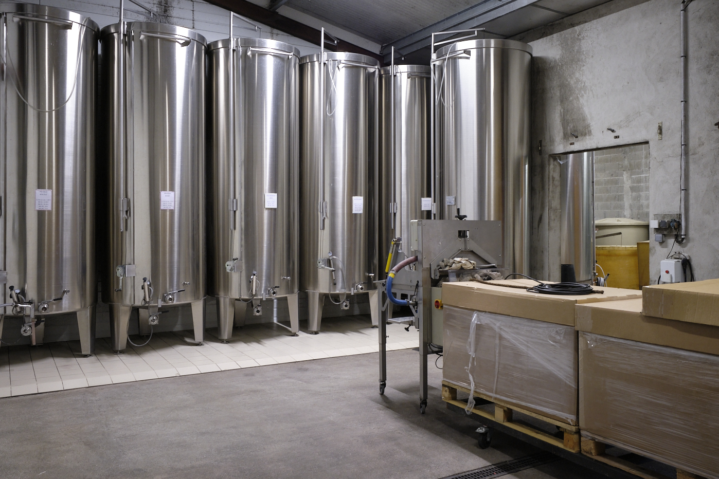 cuverie inox vins